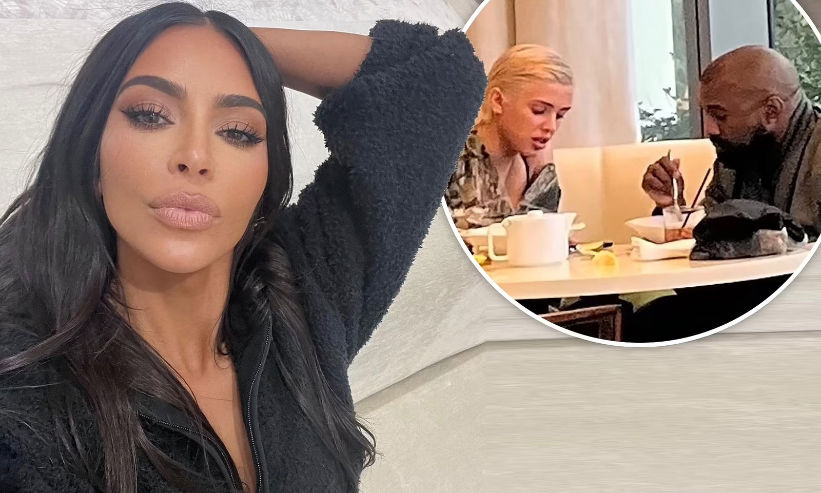 Kanye Wests New Wife Bianca Censori Is A “thorn In The Flesh” For Kim Kardashian 4115